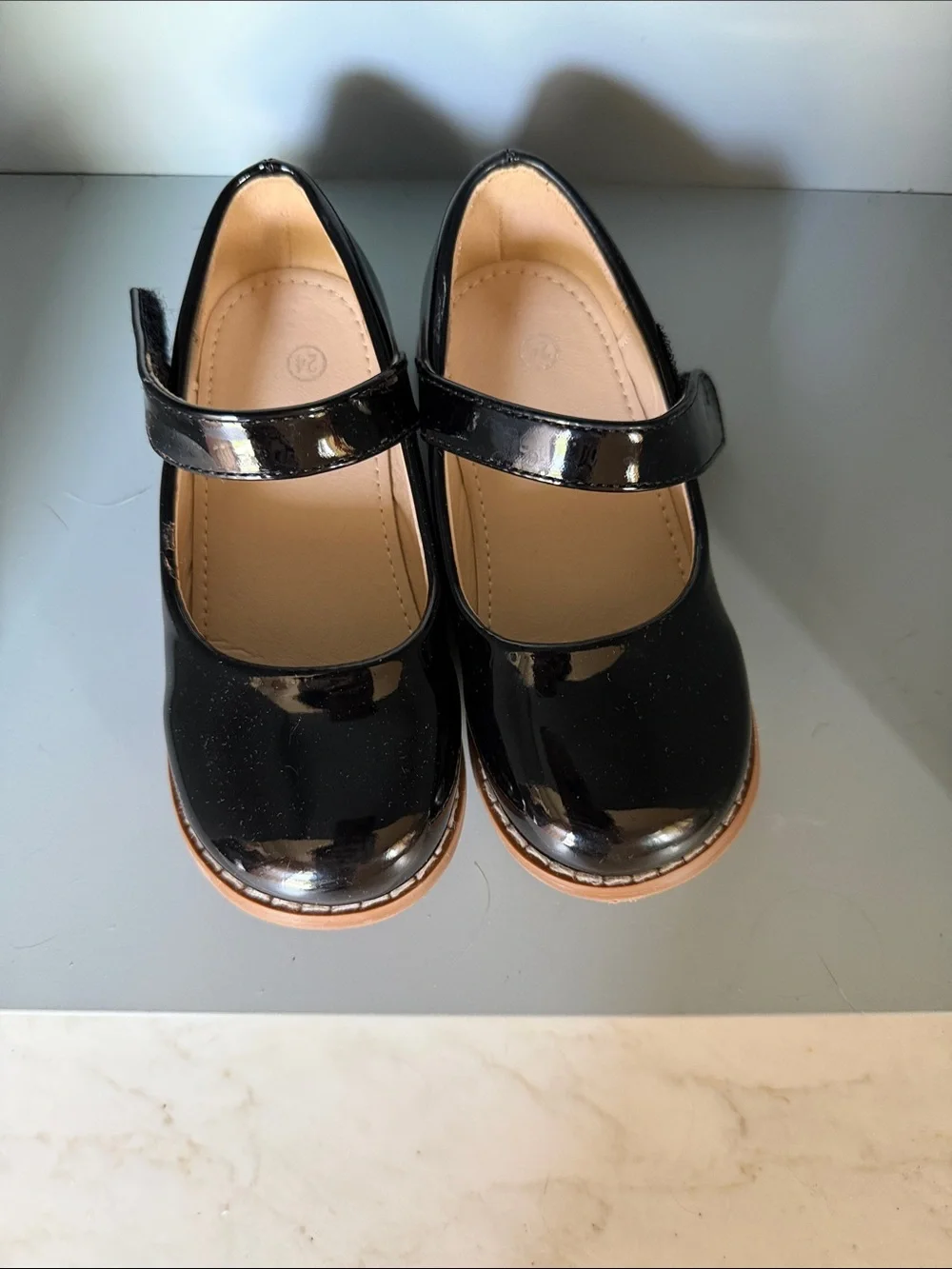 MMGZ Baby Girls' Black Mary Jane Shoes